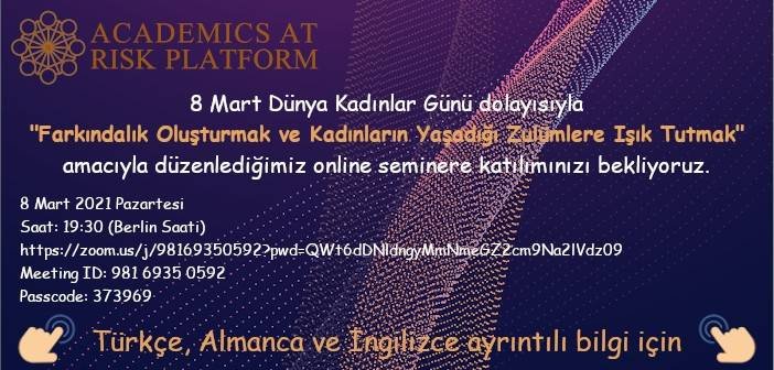8 Mart Dünya Kadınlar Günü Semineri